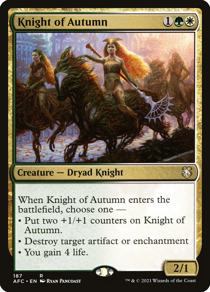 Knight of Autumn: Forgotten Realms Commander