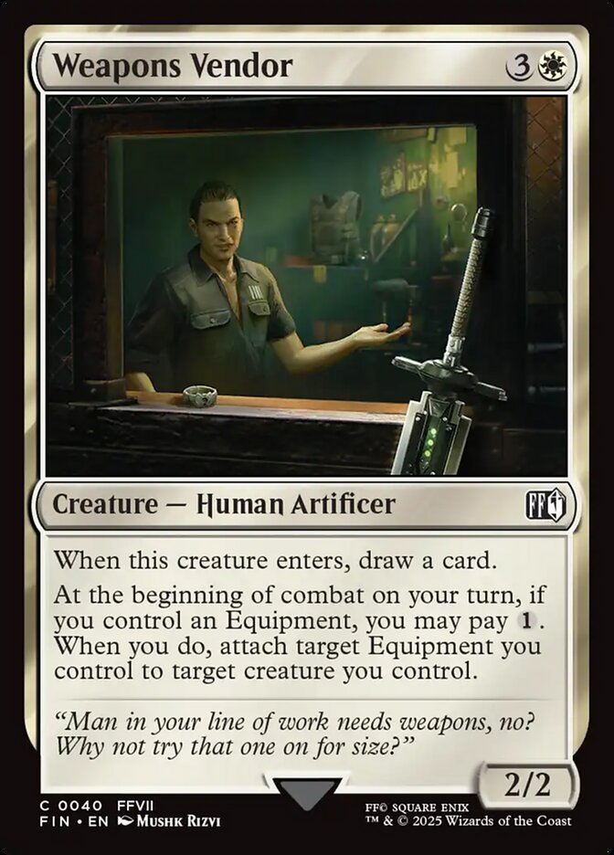 Weapons Vendor - (Foil): Final Fantasy