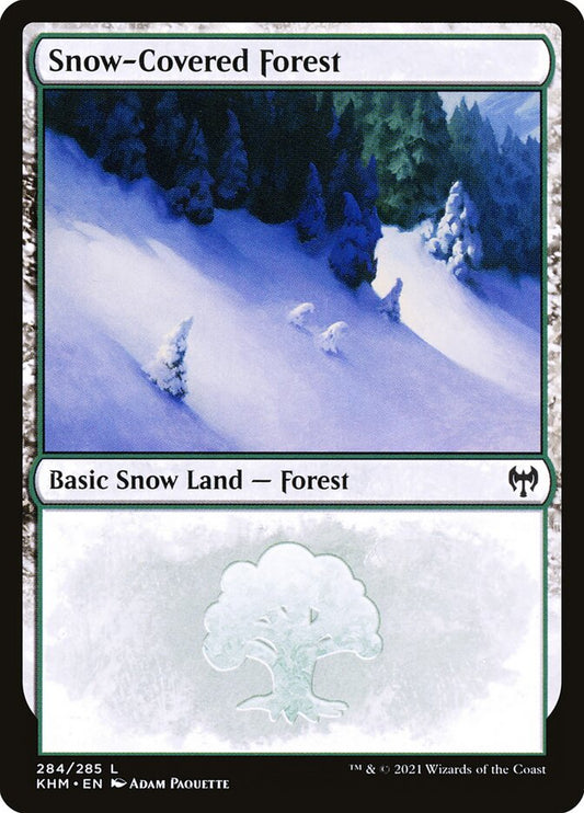 Snow-Covered Forest (#284): Kaldheim