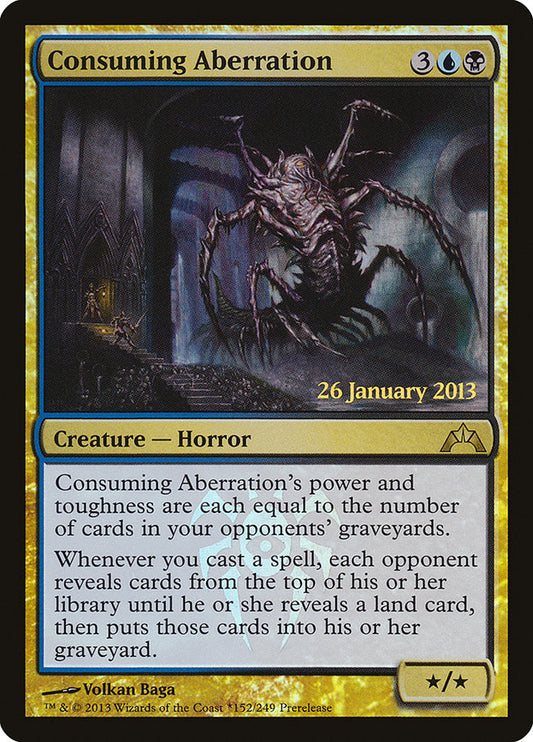 Consuming Aberration (Prerelease) (Gatecrash) - (Foil): Gatecrash Promos