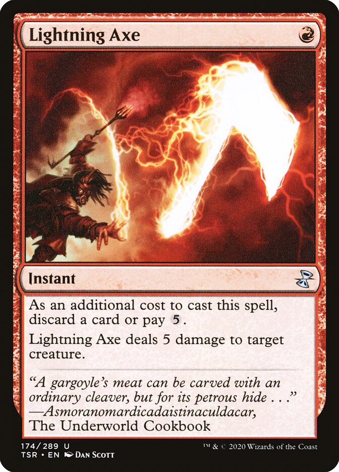 Lightning Axe - (Foil): Time Spiral Remastered