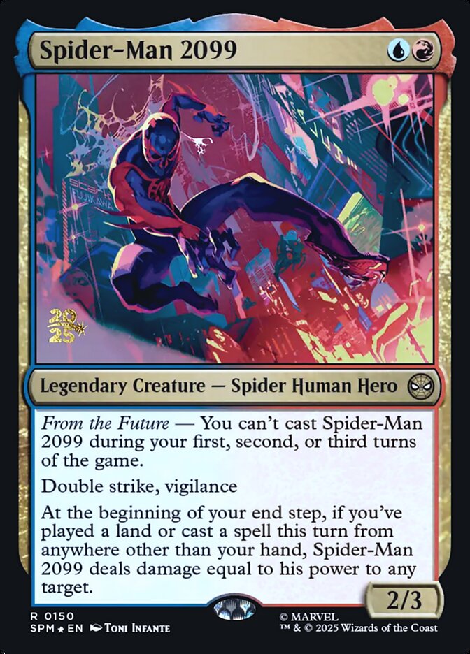 Spider-Man 2099 (Prerelease) (Marvel's Spider-Man) - (Foil): Marvel's Spider-Man Promos