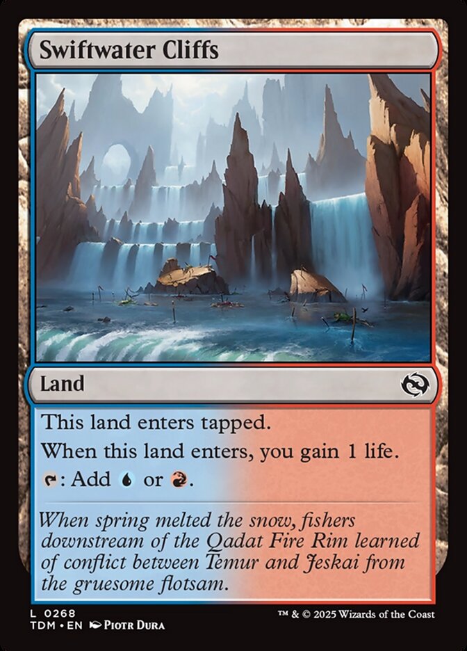 Swiftwater Cliffs - (Foil): Tarkir: Dragonstorm