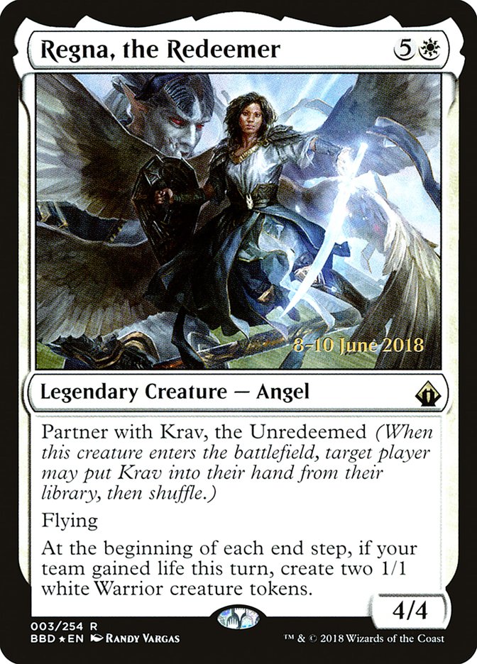 Regna, the Redeemer - (Foil): Battlebond Promos