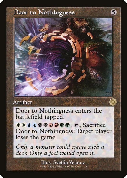 Door to Nothingness (#014) (Retro Frame) - (Foil): The Brothers' War Retro Artifacts