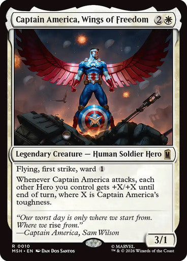Captain America, Wings of Freedom: Marvel Super Heroes