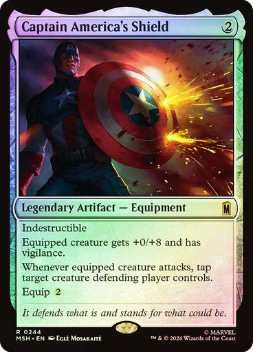 Captain America's Shield - (Foil): Marvel Super Heroes