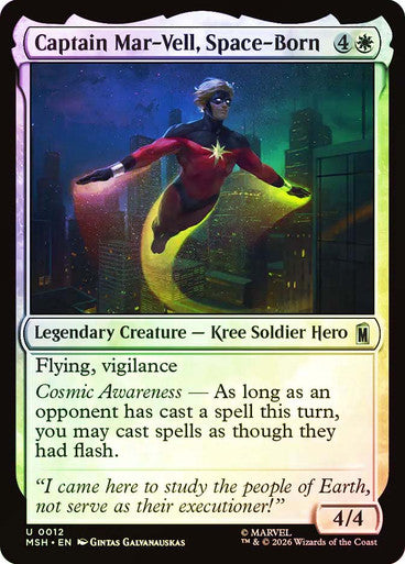 Captain Mar-Vell, Space-Born - (Foil): Marvel Super Heroes