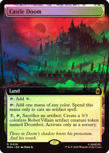 Castle Doom (Extended Art) (#429) - (Foil): Marvel Super Heroes
