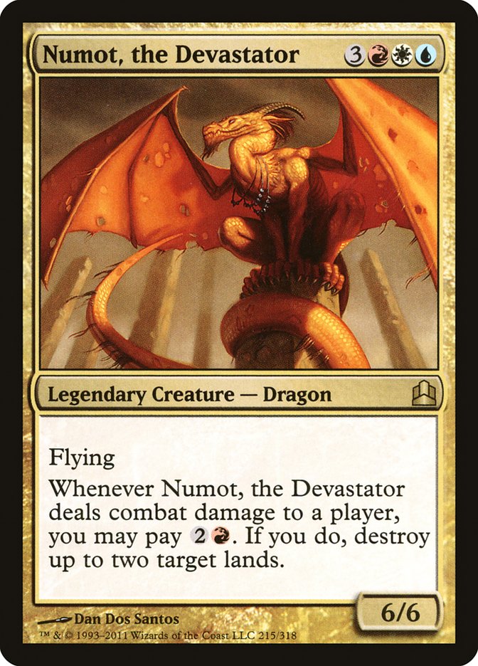 Numot, the Devastator: Commander 2011