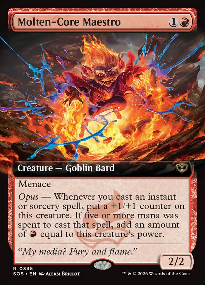 Molten-Core Maestro - (Foil): Secrets of Strixhaven