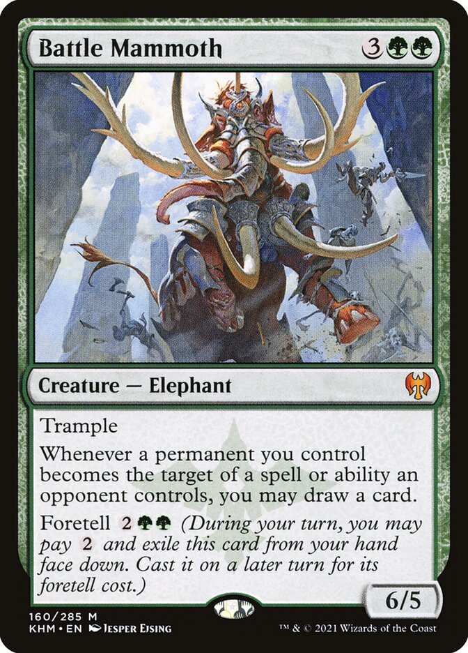 Battle Mammoth - (Foil): Kaldheim