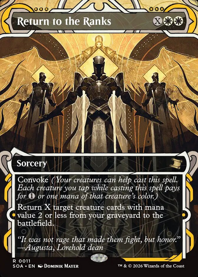 Return to the Ranks - (Foil): Secrets of Strixhaven Mystical Archive