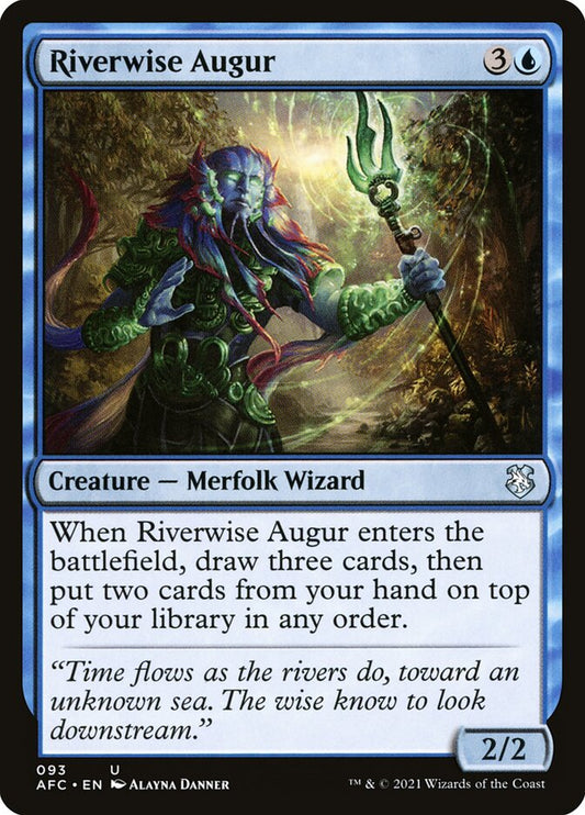 Riverwise Augur: Forgotten Realms Commander