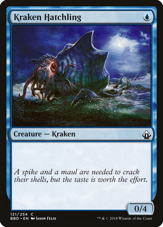 Kraken Hatchling - (Foil): Battlebond