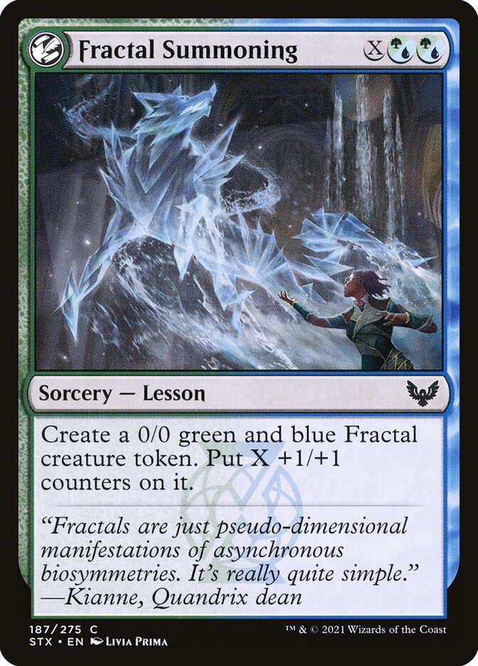 Fractal Summoning - (Foil): Strixhaven: School of Mages