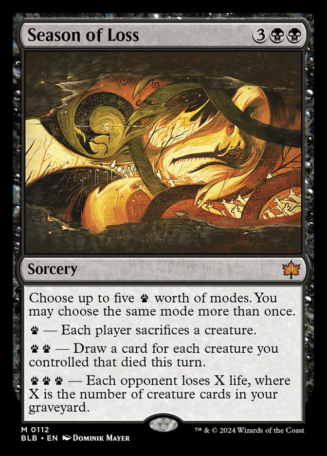 Season of Loss - (Foil): Bloomburrow