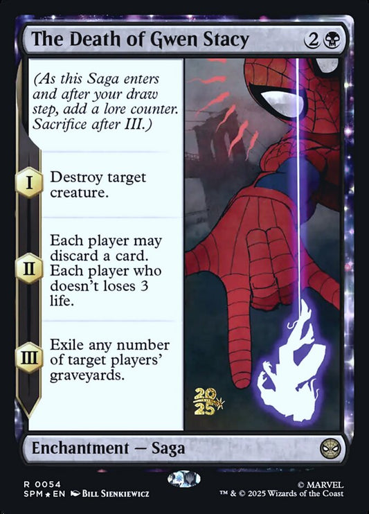 The Death of Gwen Stacy (Prerelease) (Marvel's Spider-Man) - (Foil): Marvel's Spider-Man Promos