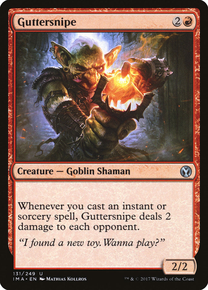Guttersnipe - (Foil): Iconic Masters