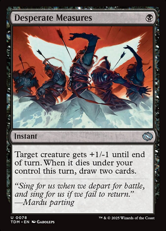 Desperate Measures - (Foil): Tarkir: Dragonstorm
