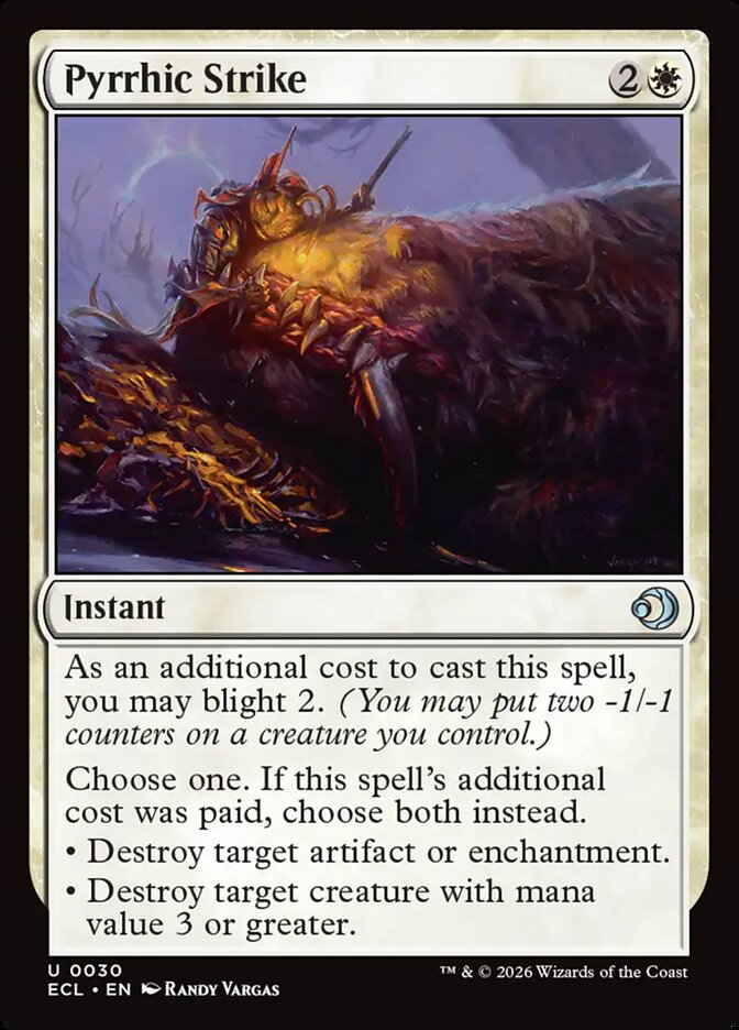 Pyrrhic Strike: Lorwyn Eclipsed