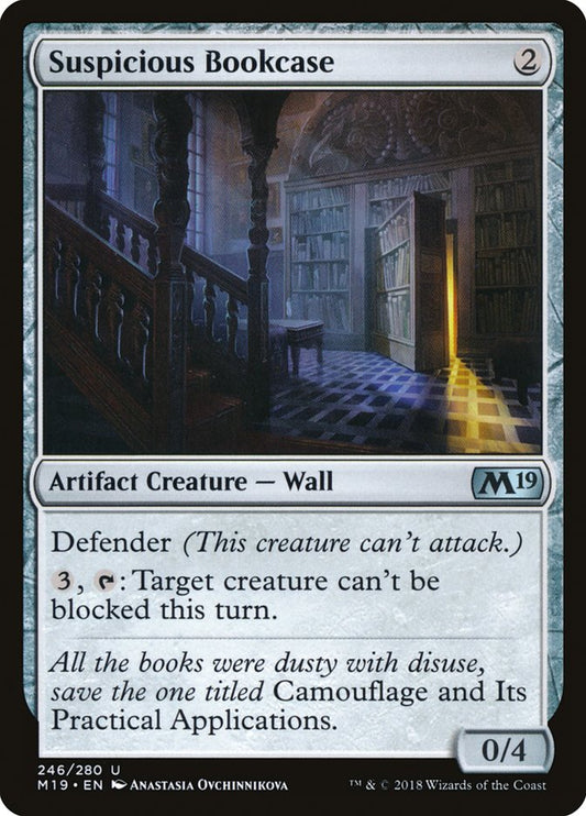 Suspicious Bookcase - (Foil): Core Set 2019