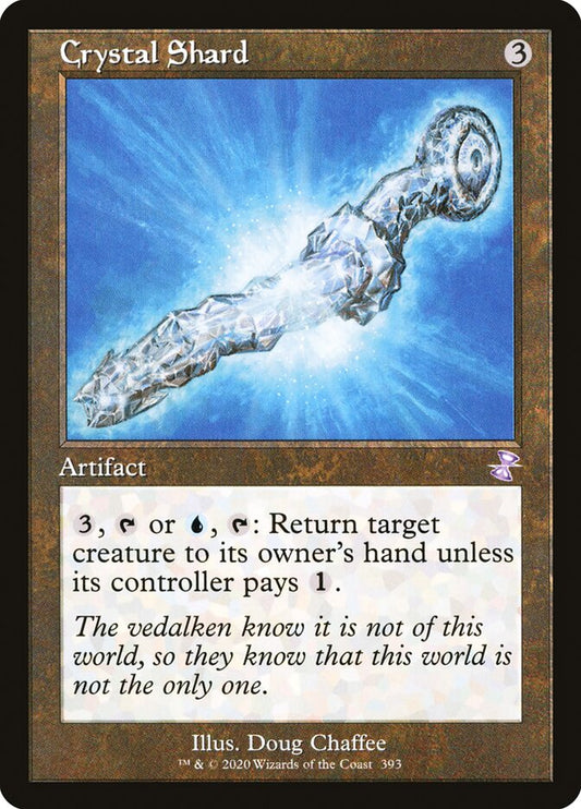 Crystal Shard (Retro Frame) - (Foil): Time Spiral Remastered