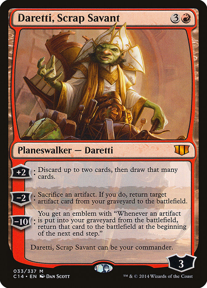 Daretti, Scrap Savant: Commander 2014