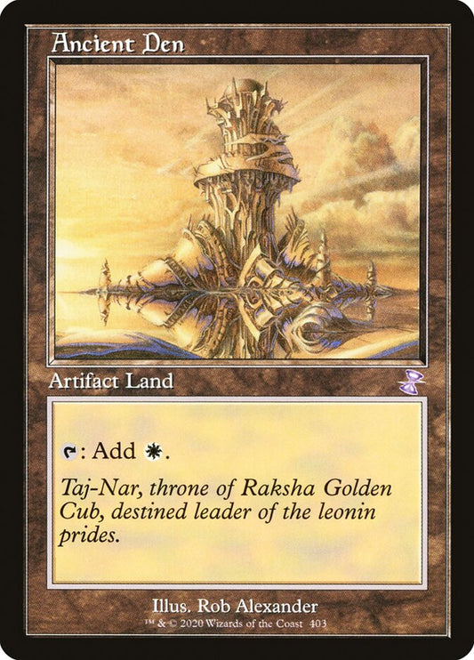 Ancient Den (Retro Frame) - (Foil): Time Spiral Remastered