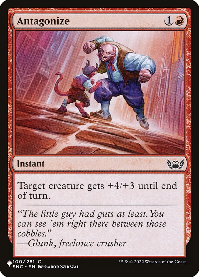 Antagonize: The List