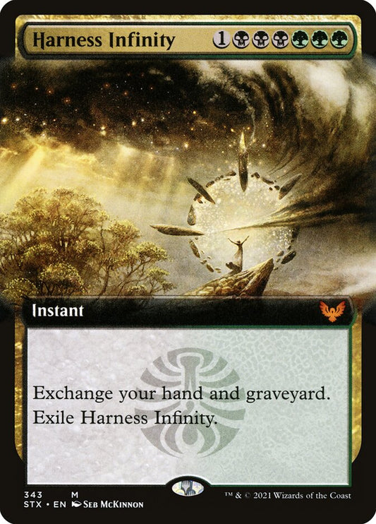 Harness Infinity (Extended Art) - (Foil): Strixhaven: School of Mages