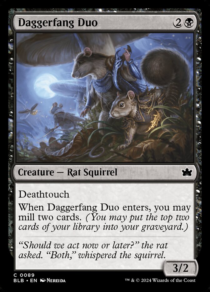Daggerfang Duo - (Foil): Bloomburrow