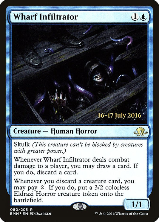 Wharf Infiltrator - (Foil): Eldritch Moon Promos