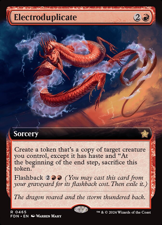 Electroduplicate (Extended Art) - (Foil): Foundations