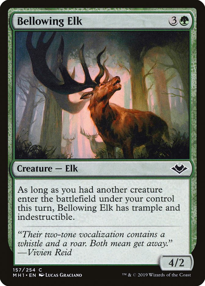 Bellowing Elk: Modern Horizons