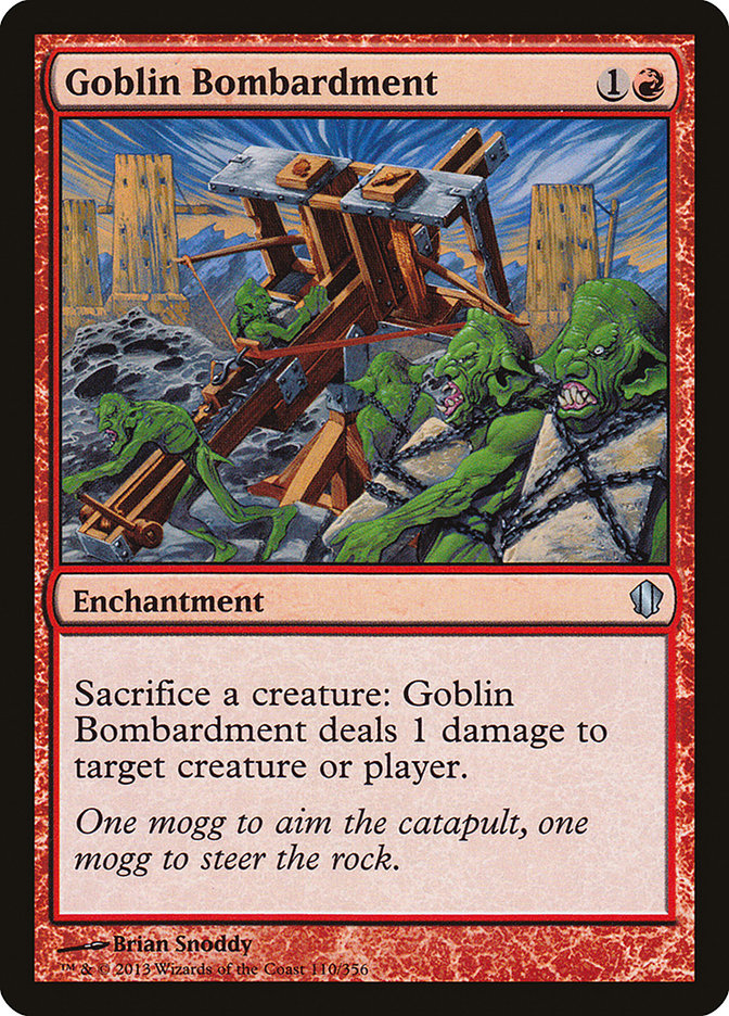 Goblin Bombardment: Commander 2013