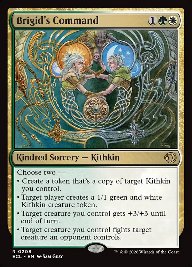 Brigid's Command - (Foil): Lorwyn Eclipsed