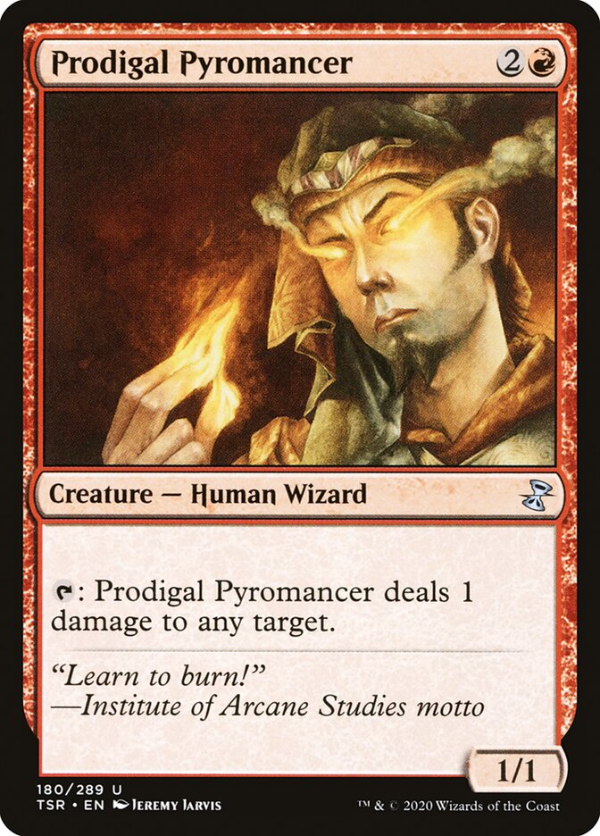 Prodigal Pyromancer - (Foil): Time Spiral Remastered