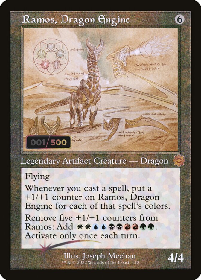 Ramos, Dragon Engine (#110) (Retro Frame) - (Foil): The Brothers' War Retro Artifacts