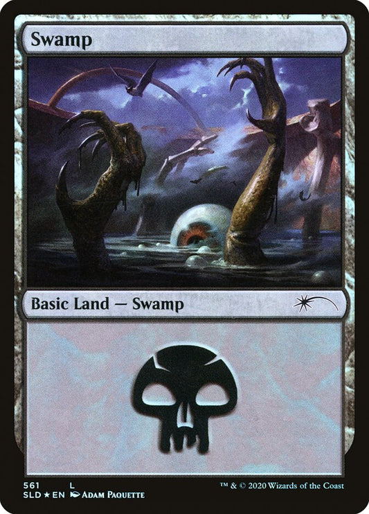 Swamp (Secret Lair) (#561) - (Foil): Secret Lair Drop