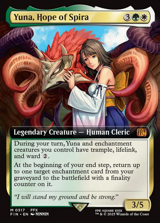 Yuna, Hope of Spira (#517) (Extended Art): Final Fantasy