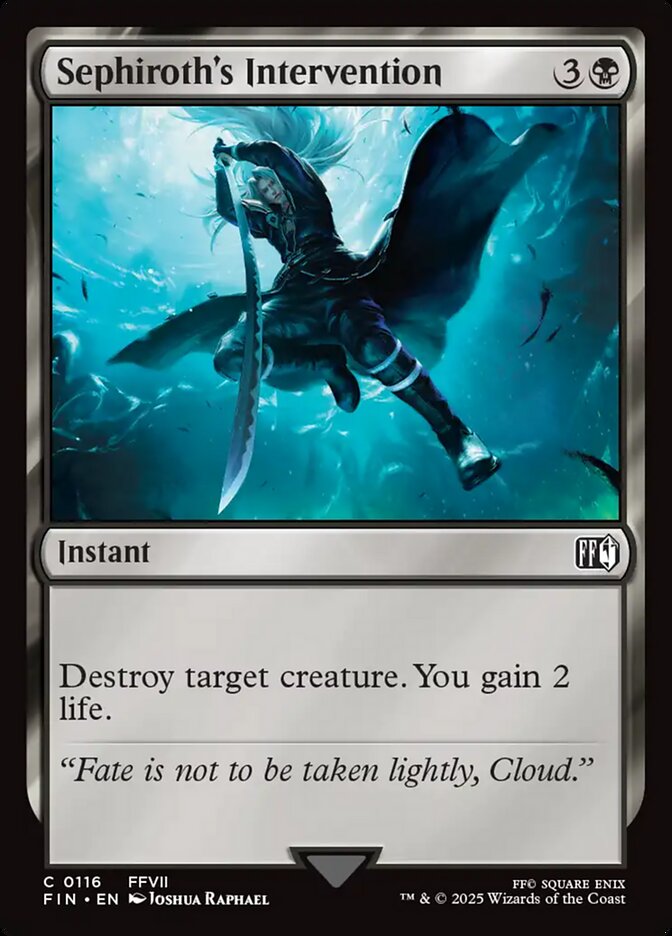 Sephiroth's Intervention - (Foil): Final Fantasy