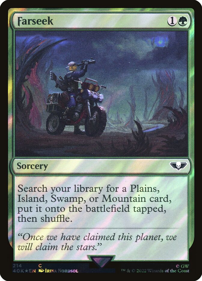 Farseek (Surge Foil) - (Foil): Warhammer 40,000 Commander