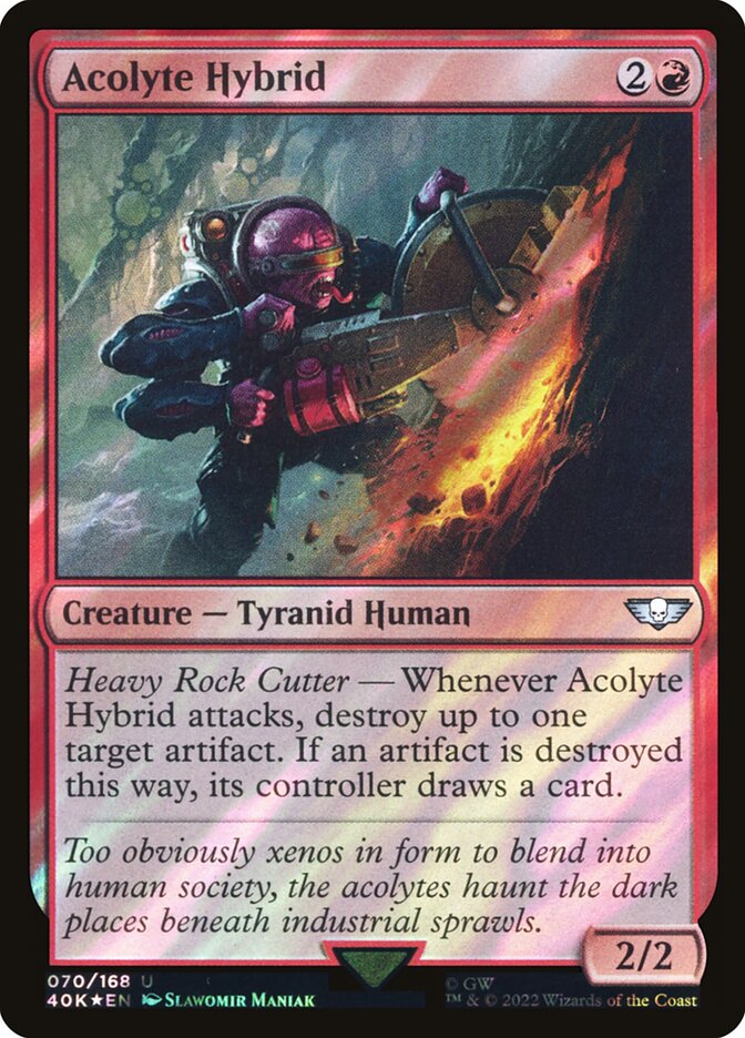 Acolyte Hybrid - (Foil): Warhammer 40,000 Commander