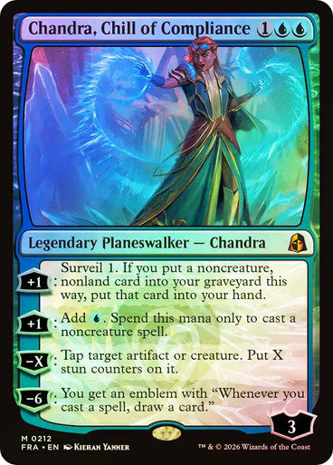 Chandra, Chill of Compliance - (Foil): Reality Fracture