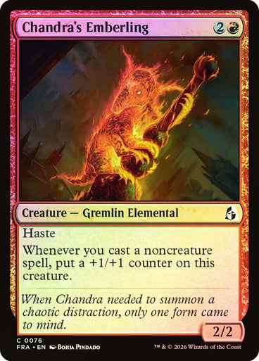 Chandra's Emberling - (Foil): Reality Fracture