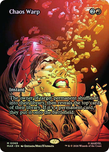 Chaos Warp (Borderless) (#069) - (Foil): Marvel Universe