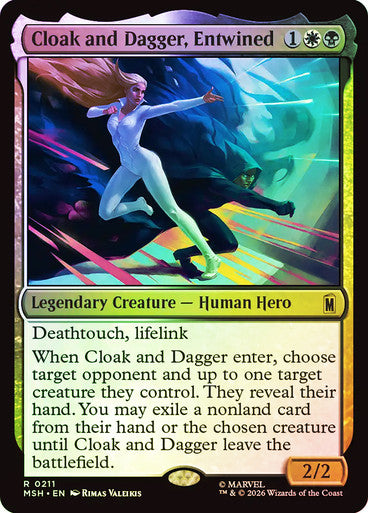 Cloak and Dagger, Entwined - (Foil): Marvel Super Heroes