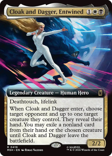 Cloak and Dagger, Entwined (Extended Art) (#419): Marvel Super Heroes