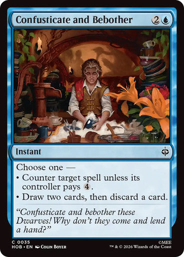 Confusticate and Bebother: The Hobbit
